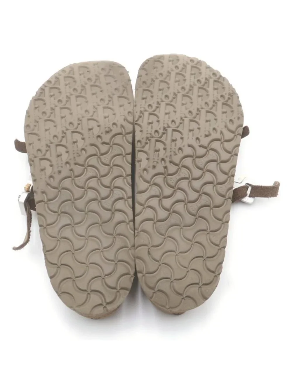 Dior Birkenstock Sandals Brown